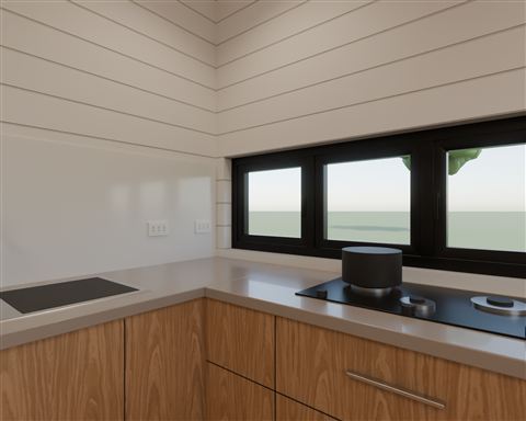 Floor 1: kitchen sockets