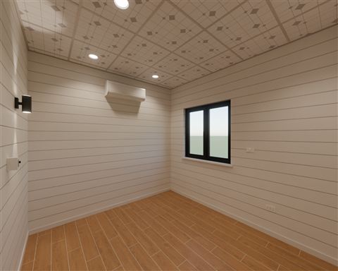 Floor 1: empty bedroom