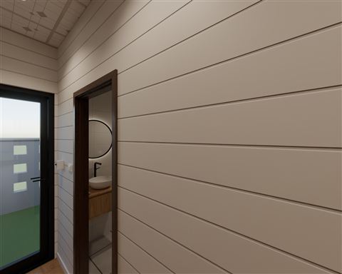 WC1 door facing the stair