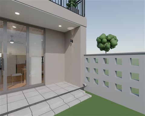 Porch side box 356 x 1200