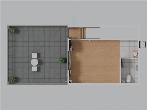 Plan, floor 2 and terrace